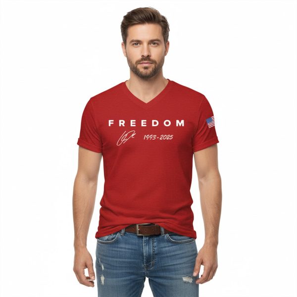 Freedom Charlie Kirk Red Shirt1