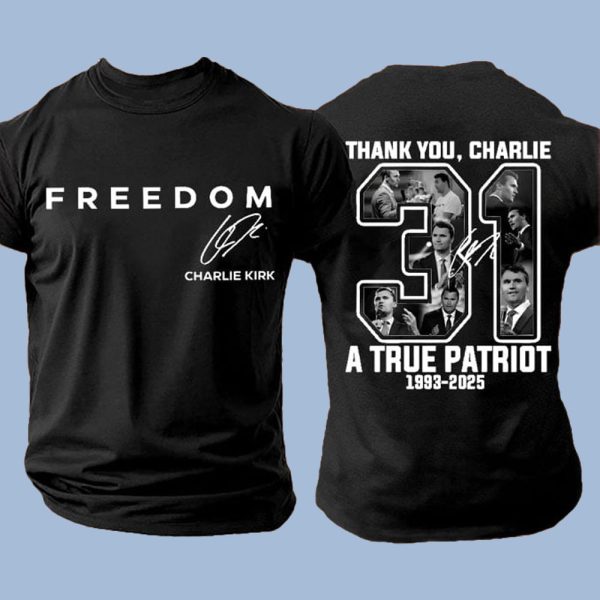 Freedom Thank You Charlie A True Patriot Red Shirt2