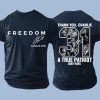 Freedom Thank You Charlie A True Patriot Red Shirt4