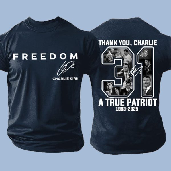 Freedom Thank You Charlie A True Patriot Red Shirt4