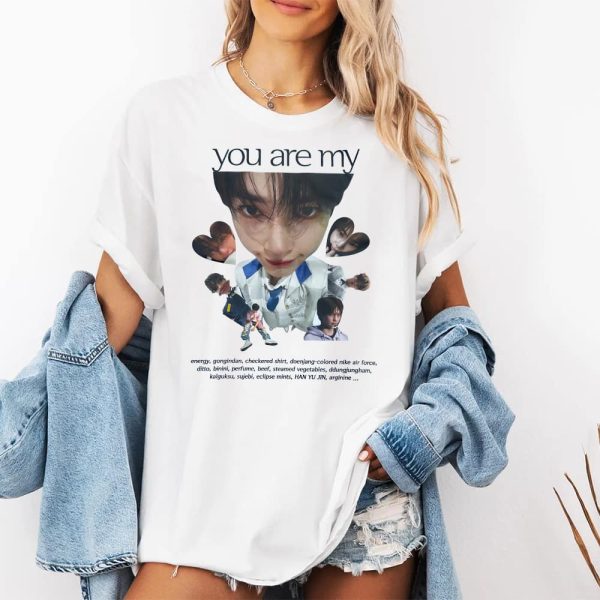 Han Yu jin You Are My Energy Gongjindan Checkered Shirt