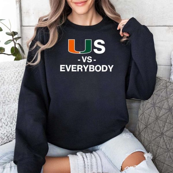 Hurricanes Us Vs Everybody Shirt 2