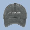 Live Like Charlie Red Hat2