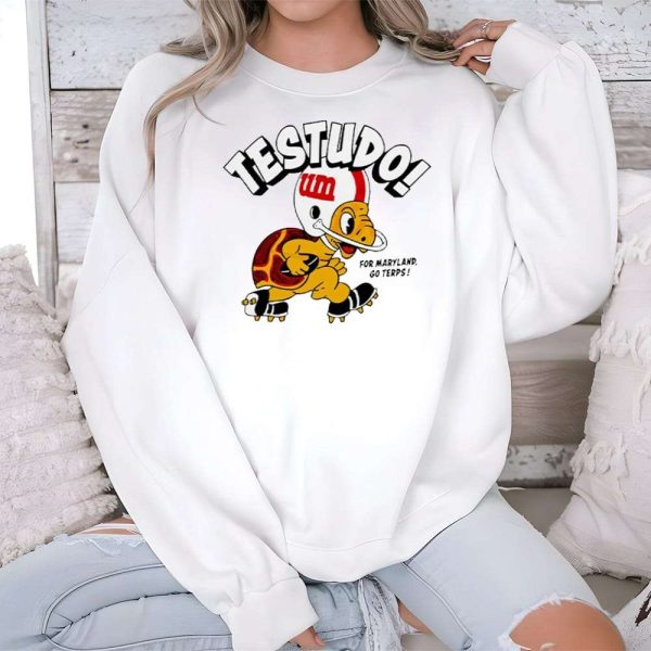 Maryland Testudo For Maryland Go Terps Shirt 2