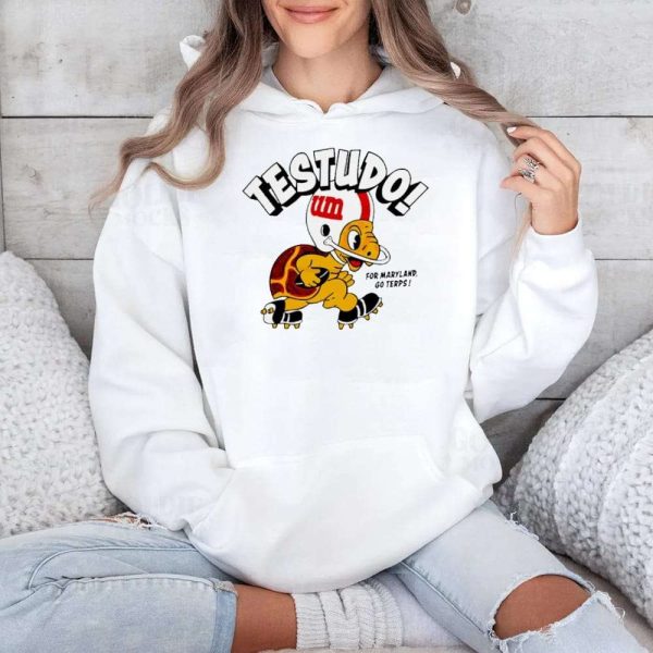 Maryland Testudo For Maryland Go Terps Shirt 3