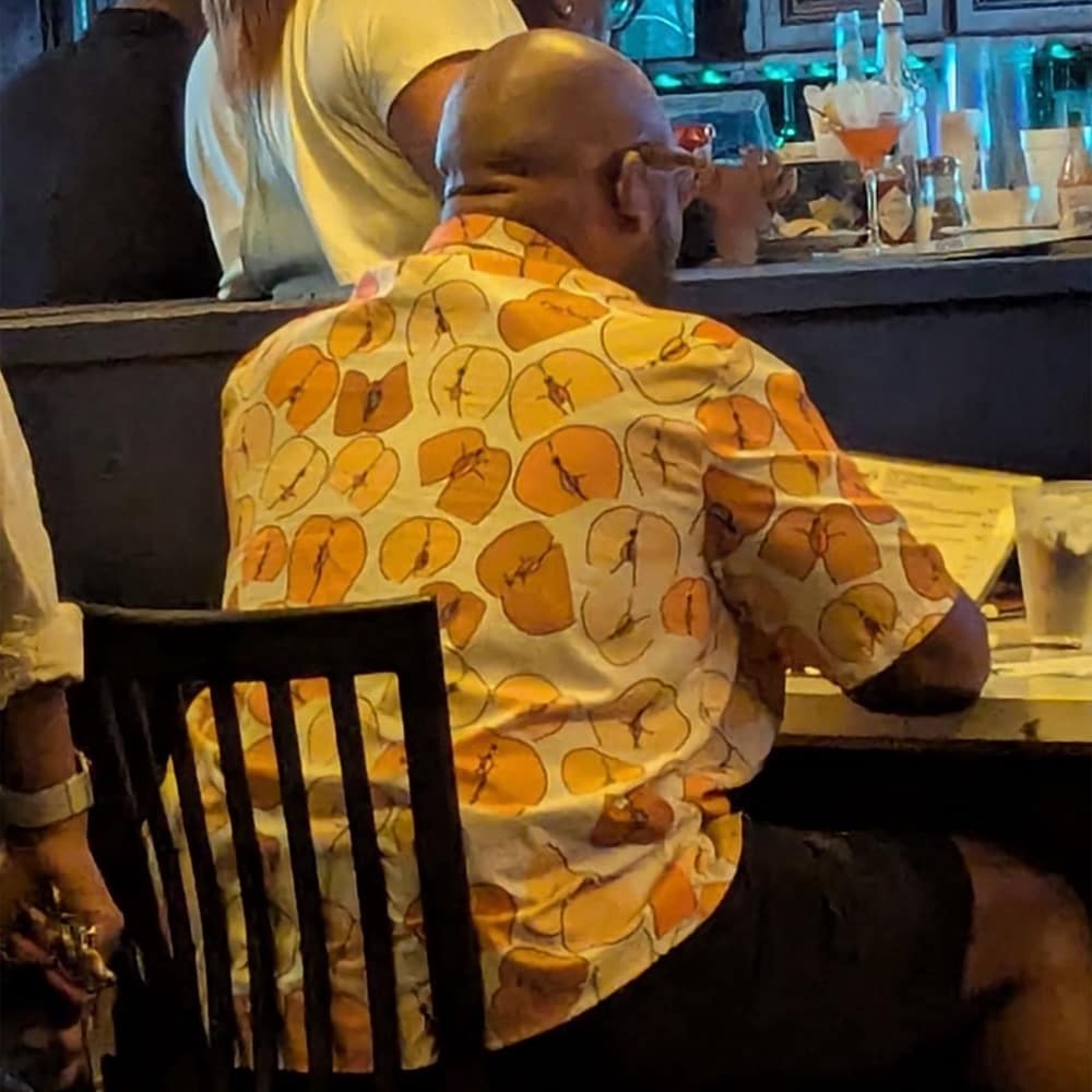 Peaches Butt Hawaiian Shirt