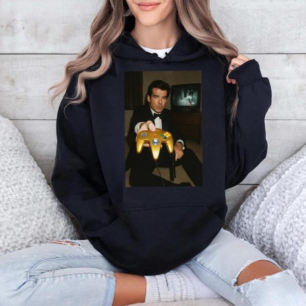 Pierce Brosnan Your Turn Golden Controller Shirt