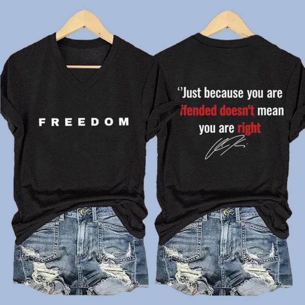 Red Freedom Charlie Kirk Two Sided Shirt2