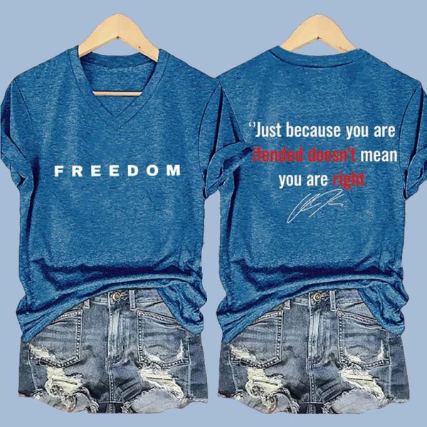 Red Freedom Charlie Kirk Two Sided Shirt3