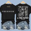 Red Freedom Thank You Charlie Kirk Two Sided Shirt2