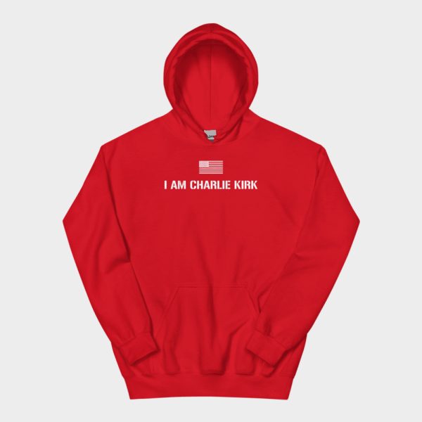 Red I Am Charlie Kirk Shirt1