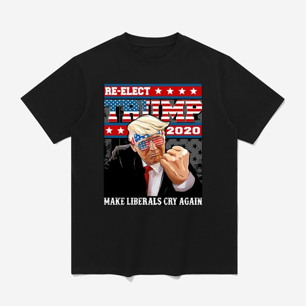 Thomas Jacob Re-elect Trump 2020 Make Liberals Cry Again Shirt