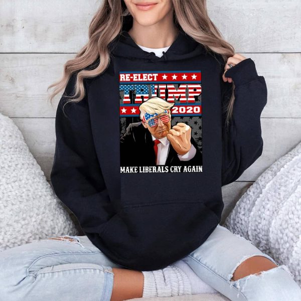 Thomas Jacob Re elect Trump 2020 Make Liberals Cry Again Shirt
