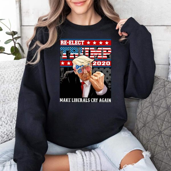 Thomas Jacob Re elect Trump 2020 Make Liberals Cry Again Shirt