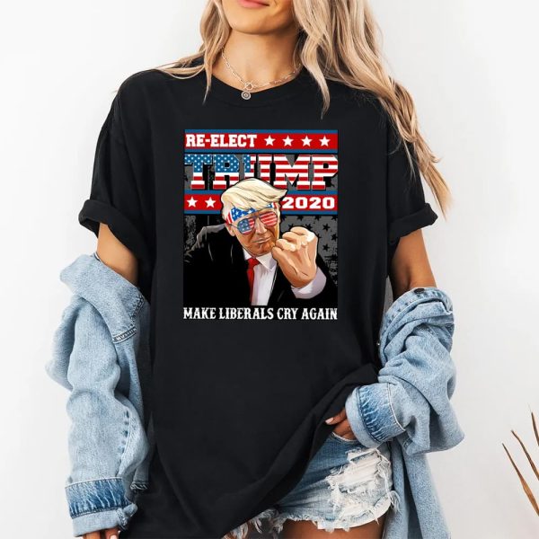Thomas Jacob Re elect Trump 2020 Make Liberals Cry Again Shirt