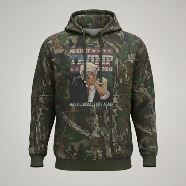 Thomas Jacob Sanford Re elect Trump 2020 Camouflage Shirt