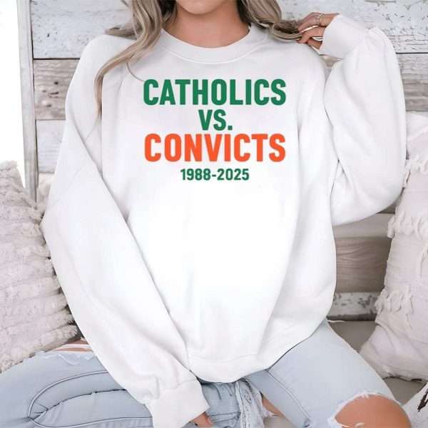 Catholics Vs Convicts 1988 2025 Shirt 2