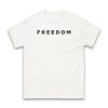 White Freedom Shirt Charlie Kirk