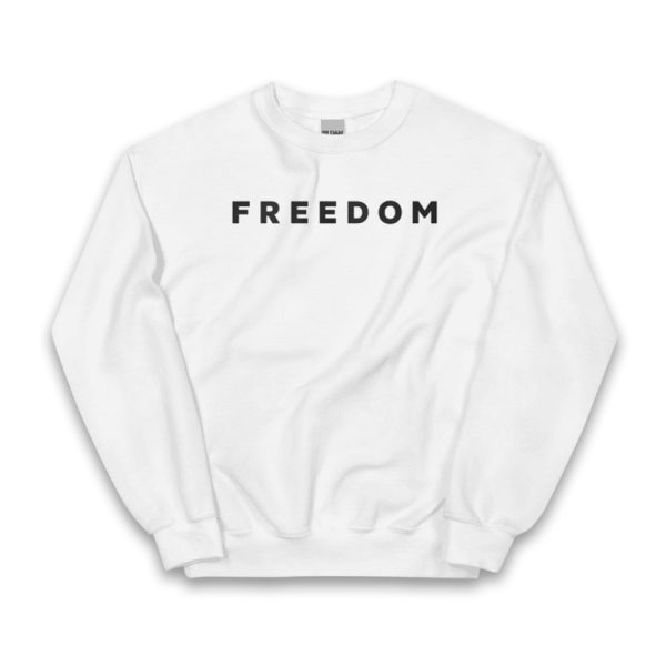 White Freedom Shirt Charlie Kirk