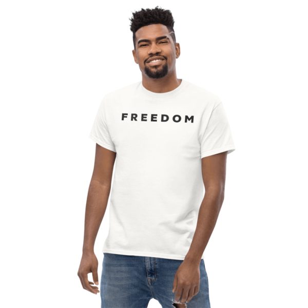 White Freedom Shirt Charlie Kirk