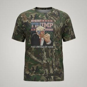 Thomas Jacob Sanford Re-elect Trump 2020 Camouflage Shirt