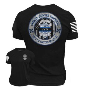 Officer Hunter Simoncic End Of Watch 08 26 25 Shirt