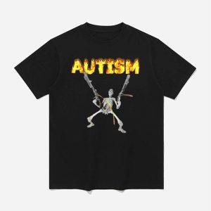 Greta Thunberg Autism Skeleton Meme Shirt