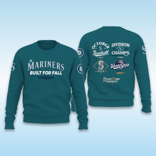 2025 Mariners Seize The Moment World Series Hoodie1