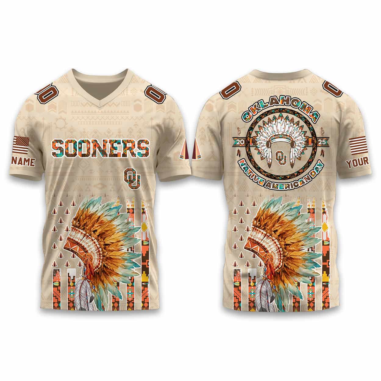 2025 Sooners Native Heritage Jersey 1 2025 Sooners Native Heritage Jersey