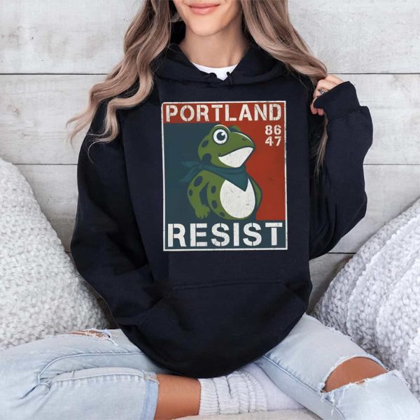 8647 Resist Portland Frog Shirt 4