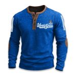 Blue Jays 2025 World Series Baseball Print Henley T-Shirt