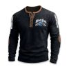 Blue Jays World Series 2025 Print Henley T Shirt 5