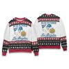 Blue October Ghost Dodgers Christmas Ugly Sweater 2