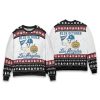 Blue October Ghost Dodgers Christmas Ugly Sweater 3