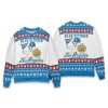 Blue October Ghost Dodgers Christmas Ugly Sweater