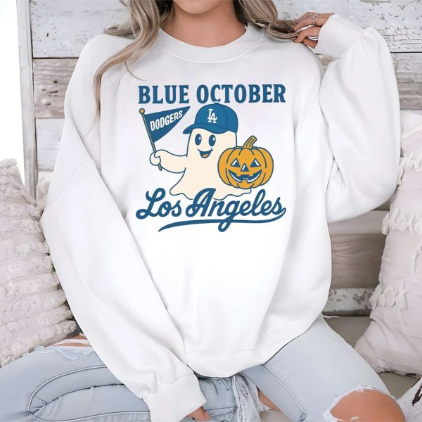 Blue October Ghost Dodgers Shirt 3