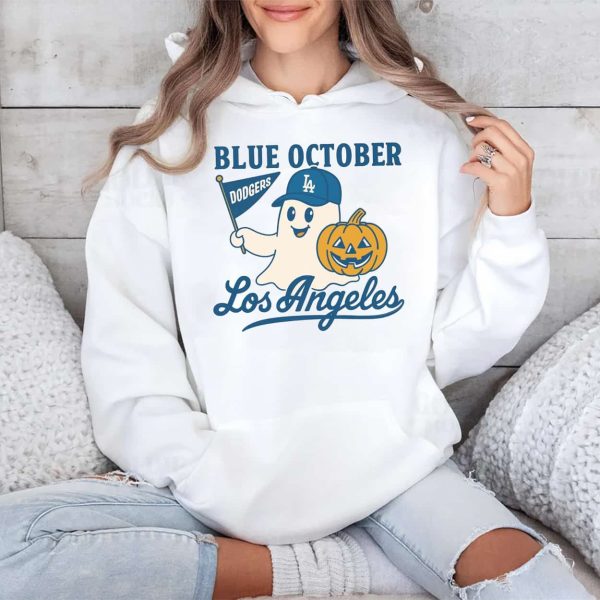 Blue October Ghost Dodgers Shirt 4