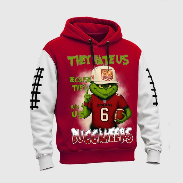Buccaneers 50th Anniversary They Hate US Because They Ain't US Hoodie