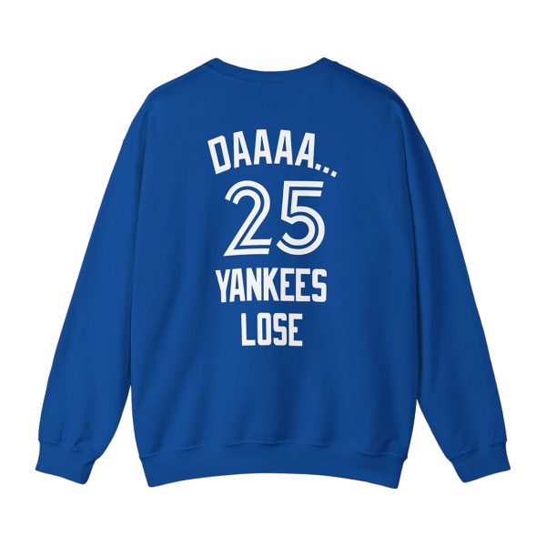 Daaaa 25 Yankees Lose Shirt 2