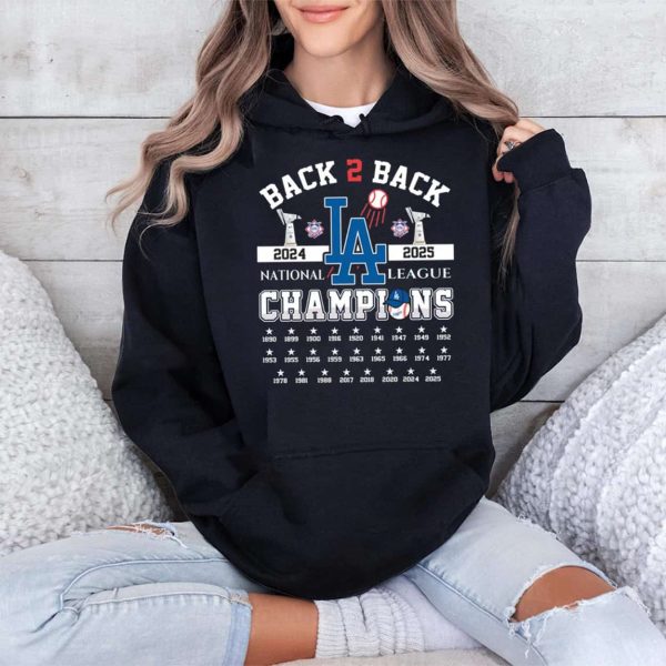 Dodgers B2B 2024 2025 National League Champions Shirt