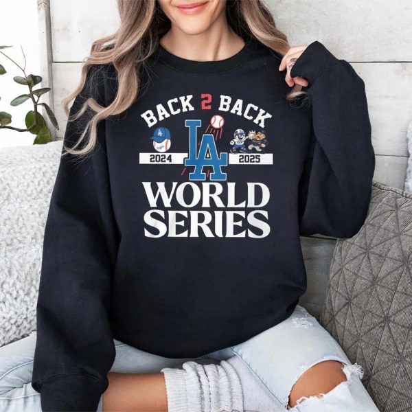 Dodgers Back 2 Back 2024 2025 World Series Shirt