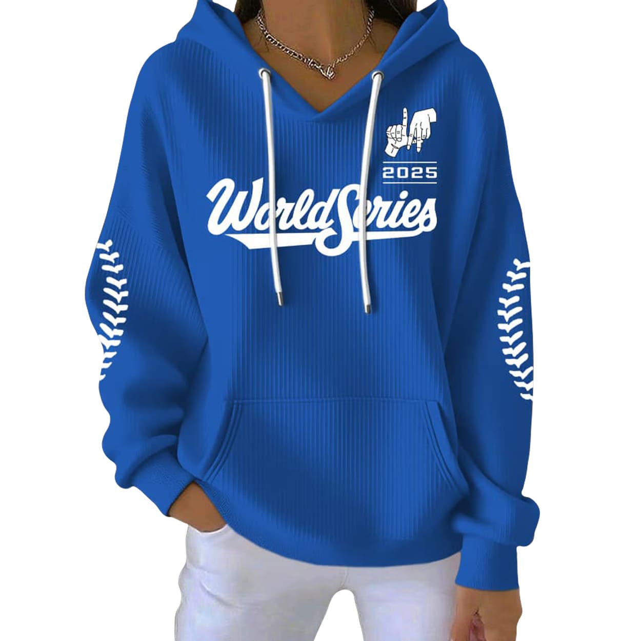 Dodgers World Series 2025 Baseball Pit Striped Hoodie Dodgers World Series 2025 Baseball Pit Striped Hoodie
