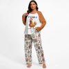 F-CAW-F Funny Chickens Raglan Lounge Pajamas 3 F CAW F Funny Chickens Raglan Lounge Pajamas