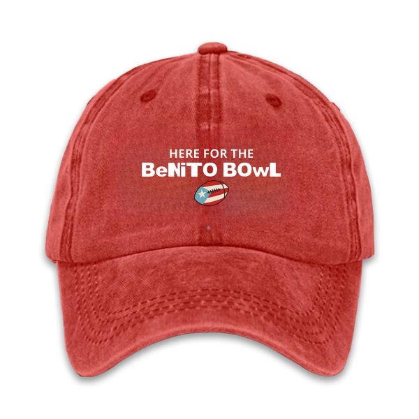 Here For The Benito Bowl Bad Bunny Hat