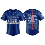 LA Dodgers 2025 World Series Champions Baseball Jersey