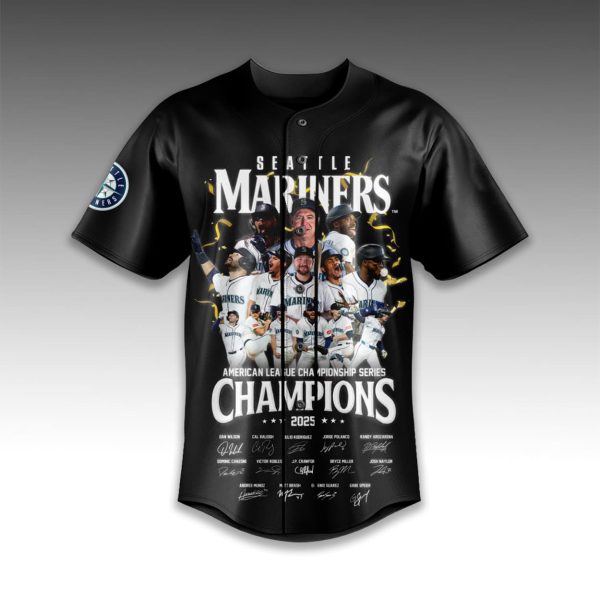 Mariners 2025 ALCS Champions Baseball Jersey