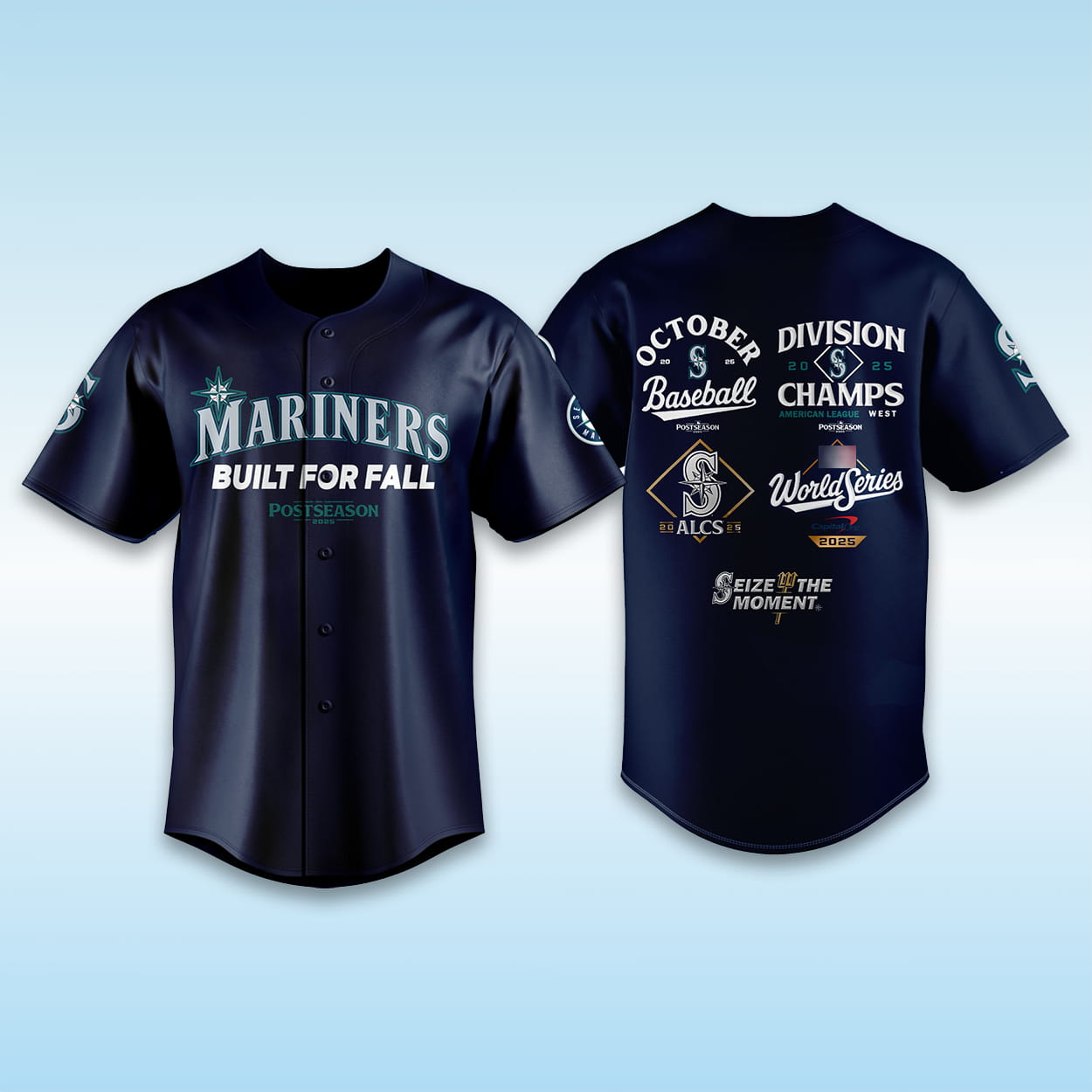 Mariners Seize The Moment World Series 2025 Baseball Jersey Mariners Seize The Moment World Series 2025 Baseball Jersey