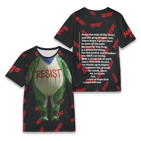 Portland Frog Protest Resist Costume Shirt
