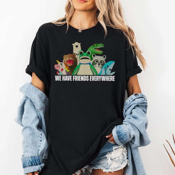 Portland Frog We Have Friends Everywhere Shirt 2