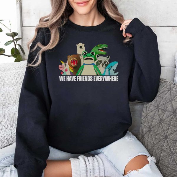 Portland Frog We Have Friends Everywhere Shirt 3